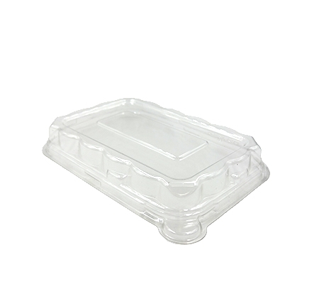 7" X 4.5" DOME LID FOR 12/16 OZ. RECTANGLE BOWLS