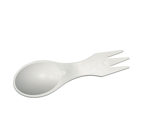 4.5" Double-Sided Utensil, Spoon & Fork, PP